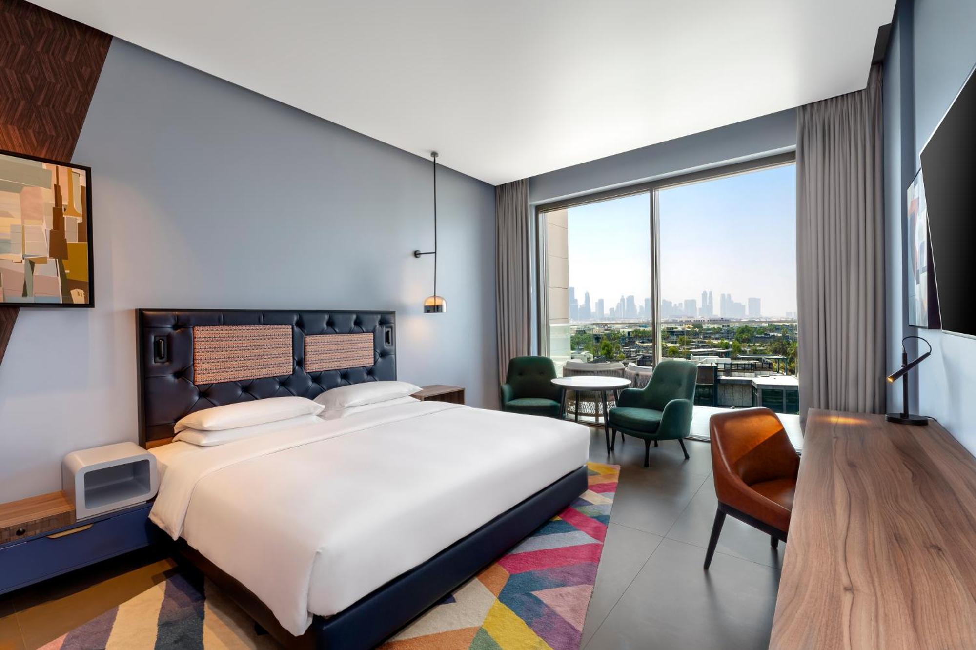 Hyatt Centric Jumeirah Дубай Экстерьер фото A room at the hotel